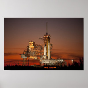 Poster La NASA de lancement de navette spatiale de