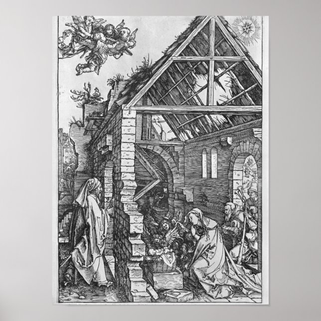 Poster La Nativité, de la "Vie de la Vierge" (Devant)