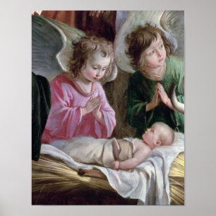 Poster La Nativité, de l'autel de Buxtehude, 1400-10