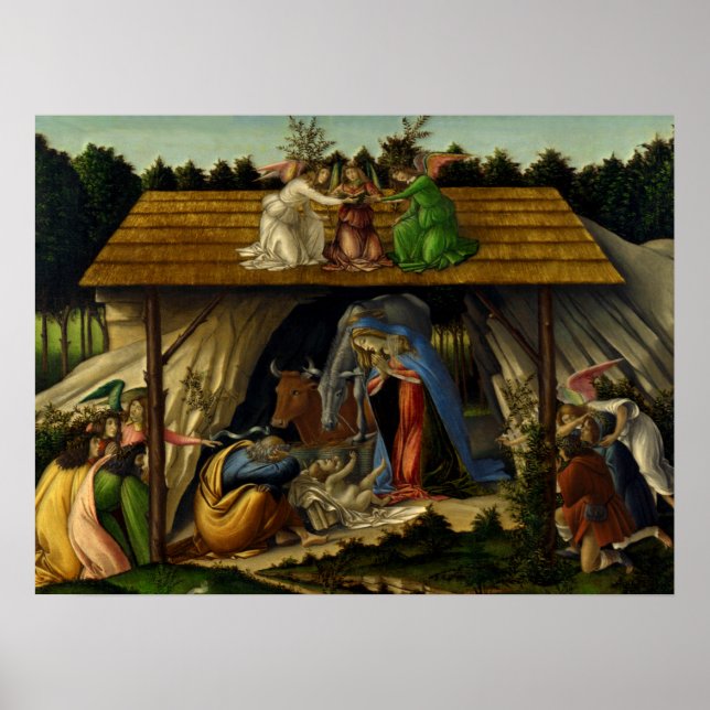 Poster La Nativité Mystique - Botticelli (Devant)