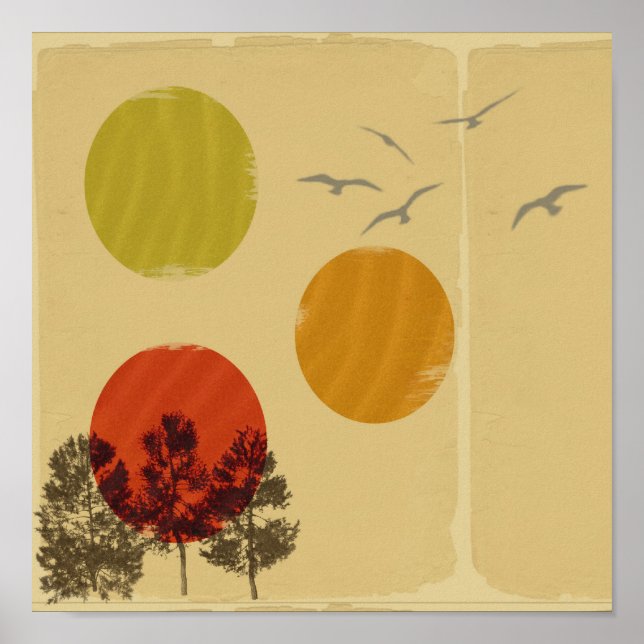 Poster La nature à Retro (Devant)