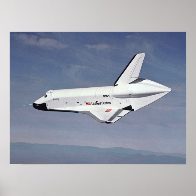 Poster La Navette Spatiale Rentre À La Maison (Devant)