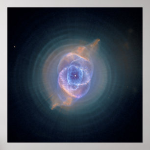 Poster La nébuleuse oculaire du chat Dying Star Gas and D