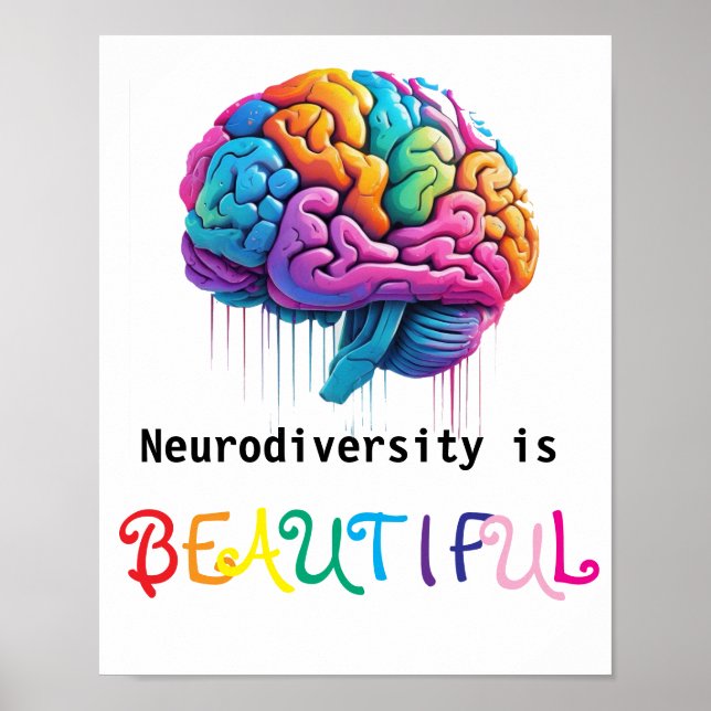 Poster La neurodiversité est belle, (Devant)