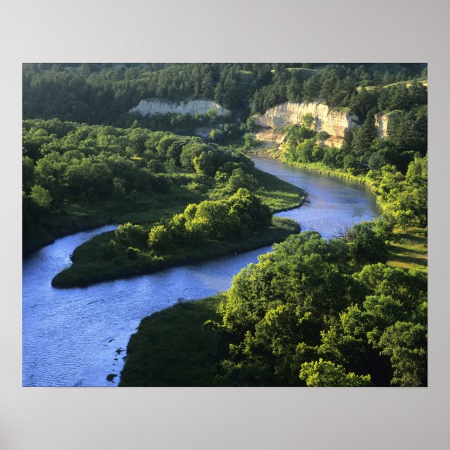 Poster La Niobrara près de Valentine Nebraska (Devant)