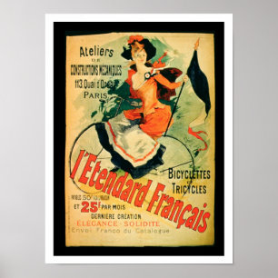 Poster "La norme française", publicité par affichage 'a