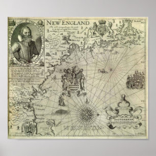 Poster La Nouvelle Angleterre - 1616