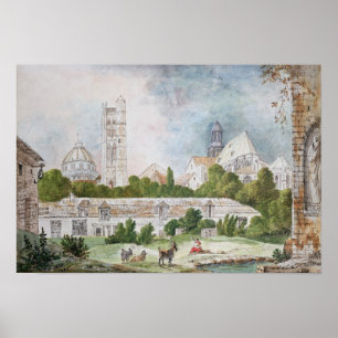 Poster La nouvelle église de Sainte-Genevieve