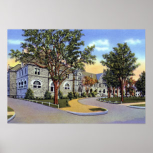 Poster La Nouvelle-Orléans Louisiane Tulane University