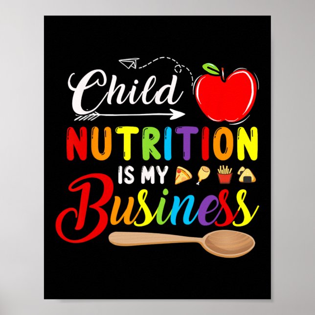 Poster La nutrition infantile est mon entreprise mignonne (Devant)