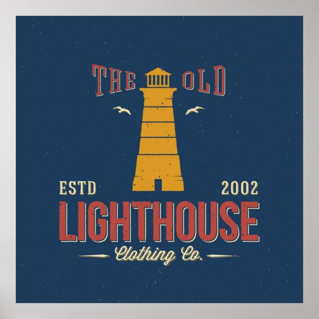 Poster La Old Lighthouse Clothing Co. (Devant)