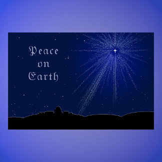 Poster La paix de Noël sur Terre