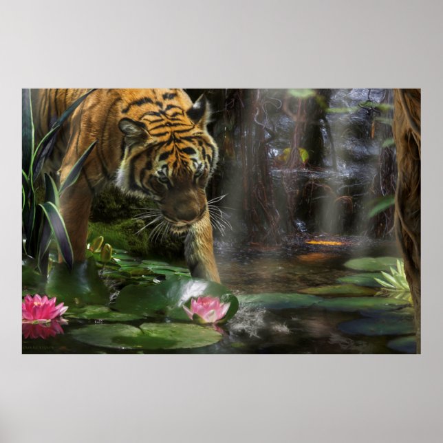 POSTER LA PAIX DE TIGER WILD (Devant)