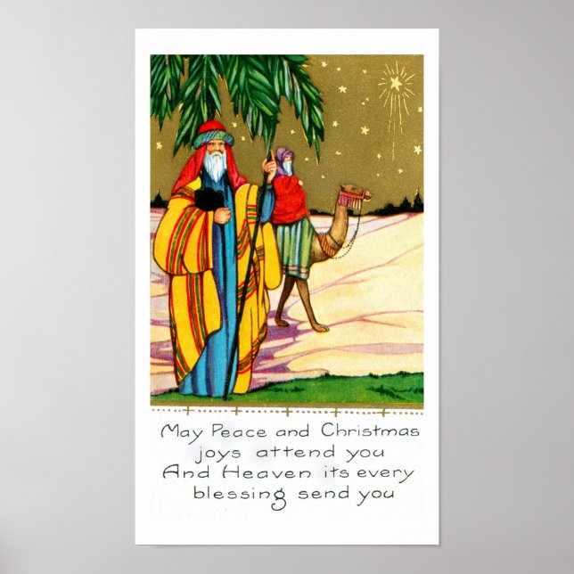 Poster La paix et la joie de Noël (Devant)