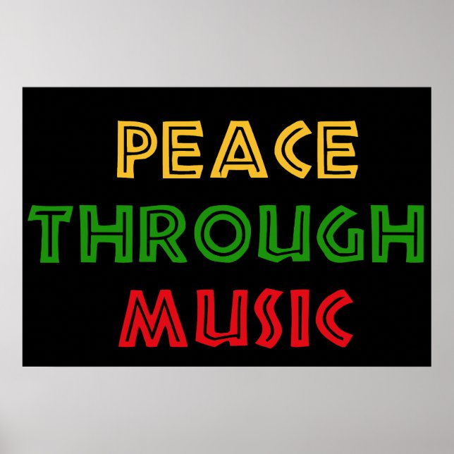 Poster La paix par la musique (Devant)
