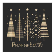 La paix sur Terre Noël Minimaliste