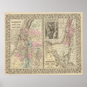 Poster La Palestine, israélites