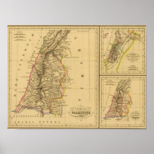 Poster La Palestine, le royaume des israélites