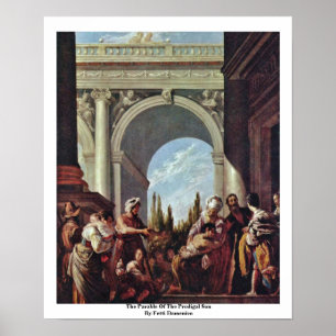 Poster La Parabole Du Fils Prodigue Par Fetti Domenico