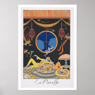 Poster La Paresse, 1924 (copie de pochoir)