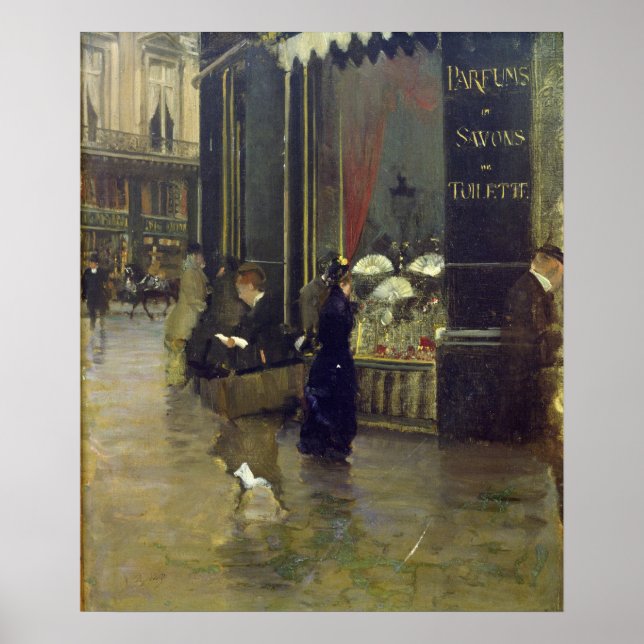 Poster La Parfumerie Viollet, Boulevard des Capucines (Devant)