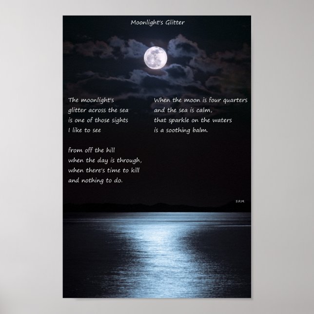 Poster La Parties scintillant du clair de lune (Devant)