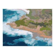 La peinture côtière de Californie