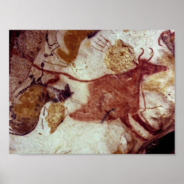Poster La peinture de la grotte de Lascaux (Devant)