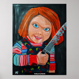 Poster La peinture de la poupée par Alfred Fox