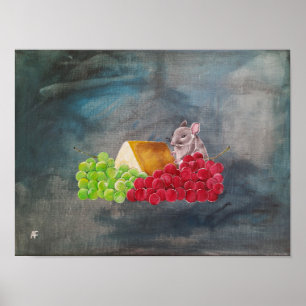 Poster La peinture de l'invité non invité par Alfred Fox