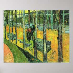 Poster La peinture de Van Gogh, Alychamps, Automne