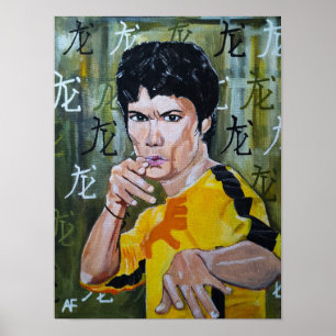 Poster La peinture du dragon par Alfred Fox