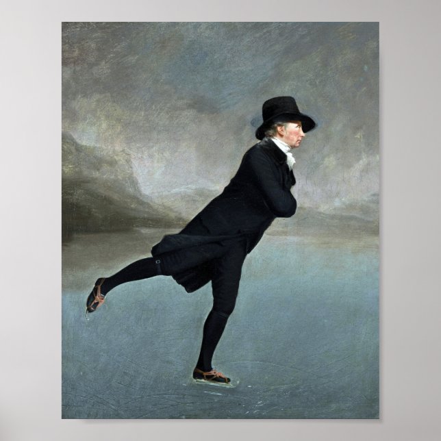 Poster La peinture du ministre du patinage par Henry Raeb (Devant)