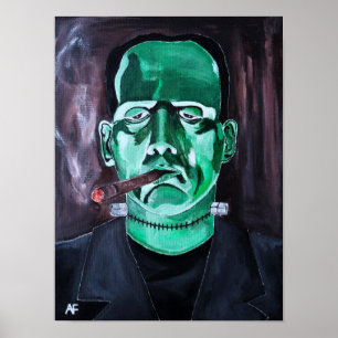 Poster La peinture du monstre par Alfred Fox