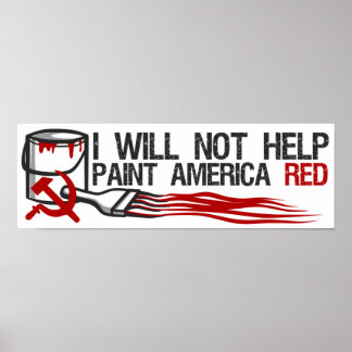 Poster La peinture rouge socialiste