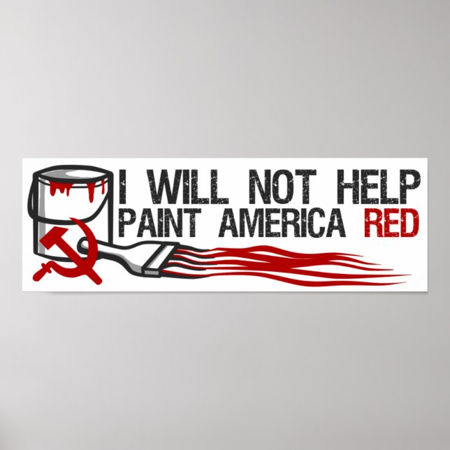 Poster La peinture rouge socialiste (Devant)