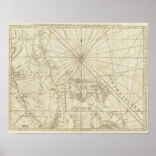 Poster La péninsule et le Golfe de la Floride