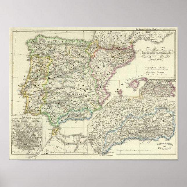 Poster La péninsule ibérique de 1257 à 1479 (Devant)