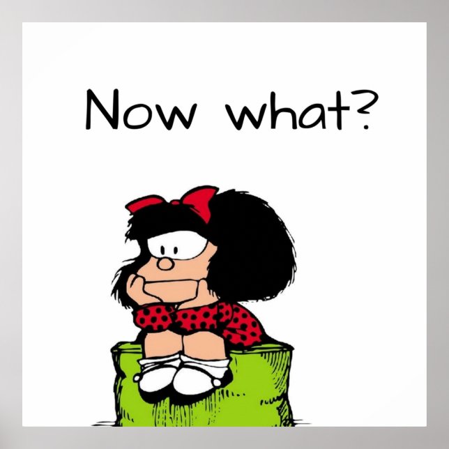 Poster La pensée de Mafalda (Devant)