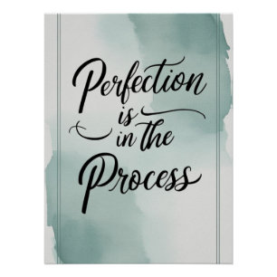 Poster La perfection est dans le processus