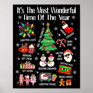 Poster La période la plus merveilleuse de l'année Noël xm