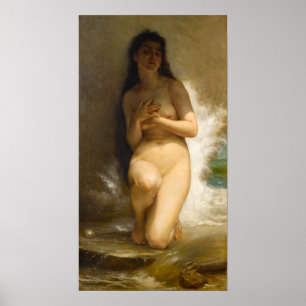 Poster La Perle par William-Adolphe Bouguereau