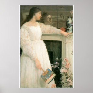 Poster La petite fille blanche : Symphonie en blanc No2. 
