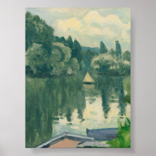 Poster La Petite Voile À Poissy Albert Marquet