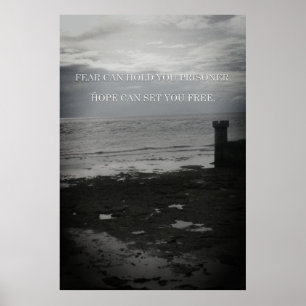 Poster La peur contre l'espoir