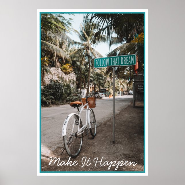 Poster La Photographie Inspirationnelle Suivre Ce Rêve (Devant)