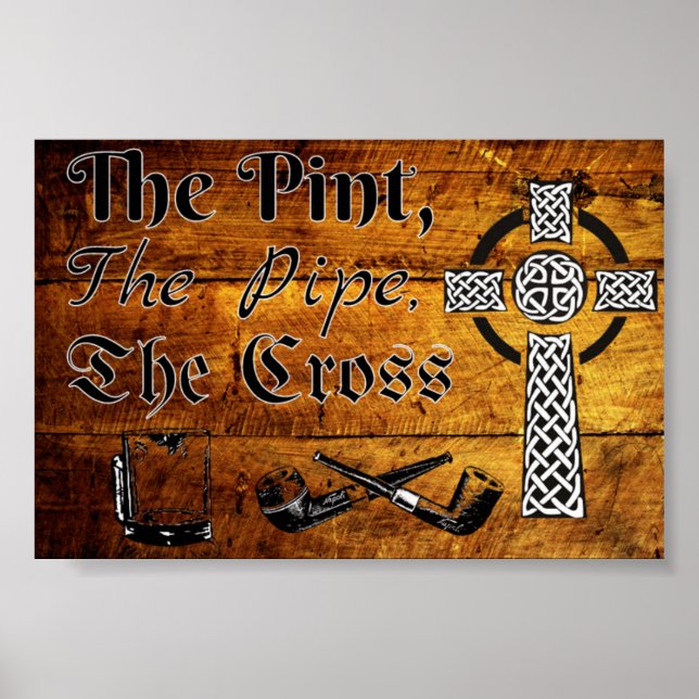Poster La pinte, le tuyau, la croix (Devant)