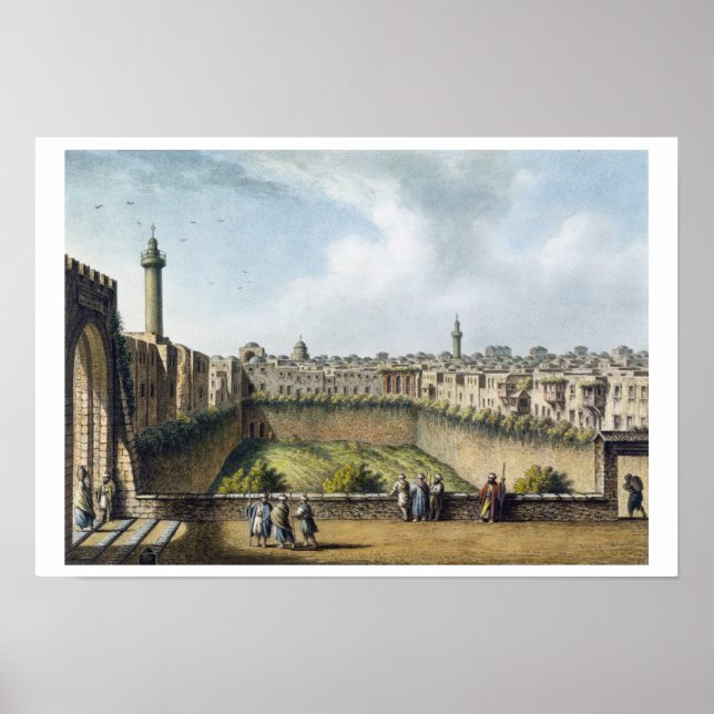 Poster La piscine de Bethesda, Jérusalem, pub. par Willia (Devant)