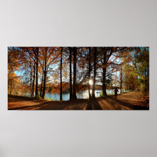 Poster La piste de course du lac Ladybird - Austin, Texas