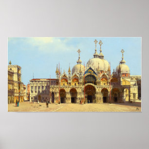 Poster La place Saint-Marc, Venise